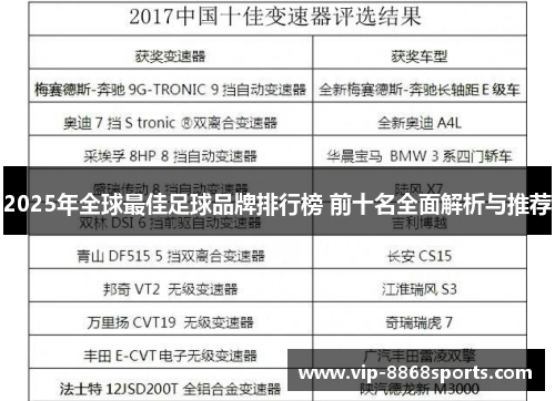 2025年全球最佳足球品牌排行榜 前十名全面解析与推荐